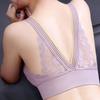 French Style Lace Wireless Sports Bra Women's Sexy Backless Underwear Girl's Innerwear Strapless Bra
