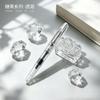BANMI Colorful Transparent Fountain Pen Multi-hued Ergonomic Writing Pen for Correct Posture Office School Supplies Stationery