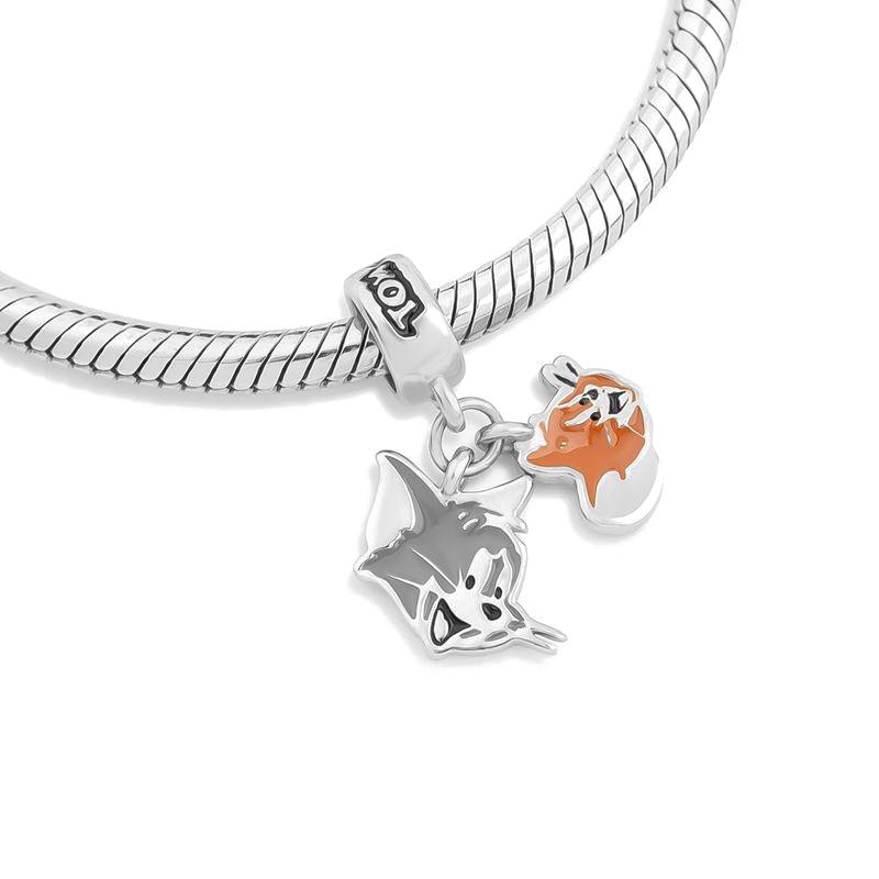 New Copper Miniso Mickey Mom Minnie Clip Stitch Designer Charms Bead Fit Authentic Bracelets Charm DIY Craft Women Jewelry