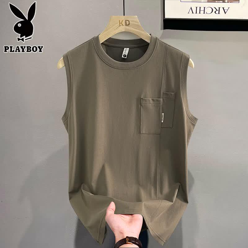Мужские повседневные хлопковые топы PLAYBOY XXL