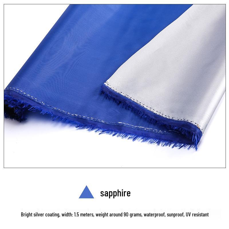 Silver-Coated Waterproof Polyester Car Cover: Dustproof, Sunshade & Rainproof Fabric