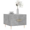 VidaXL Table basse gris béton 50x50x40 cm bois d'ingénierie 829372