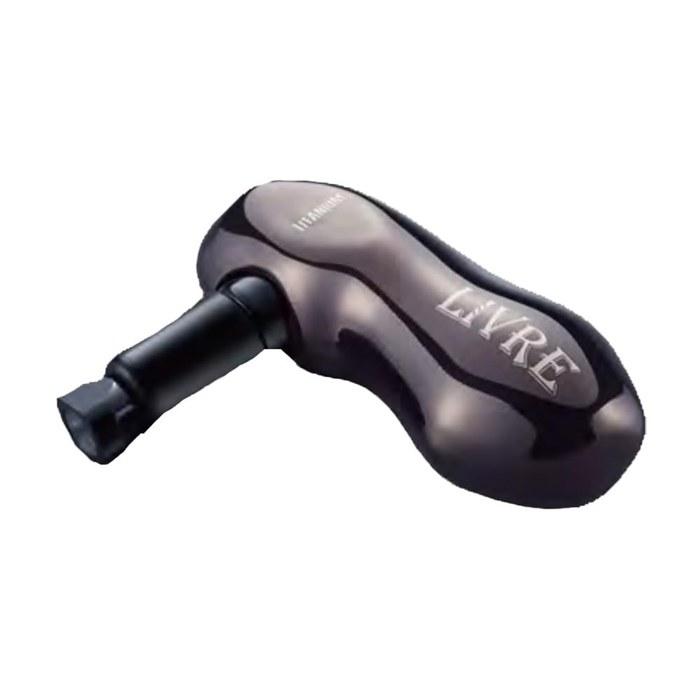 LIVRE Titanium Handle Knob TB-S for Shimano B, Brown(IP) & Black, TSBB-1, 35.4g