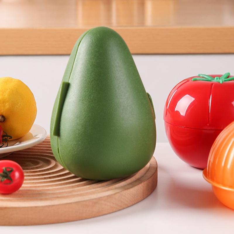 Reusable Avocado Storage Box Fresh Keeping Container Refrigerator Fruit Crisper Holder Kitchen Food Organizer Accessory