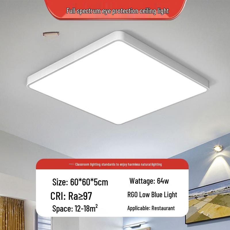 Plafoniera LED Oeny Elegante Bianca a Spettro Completo