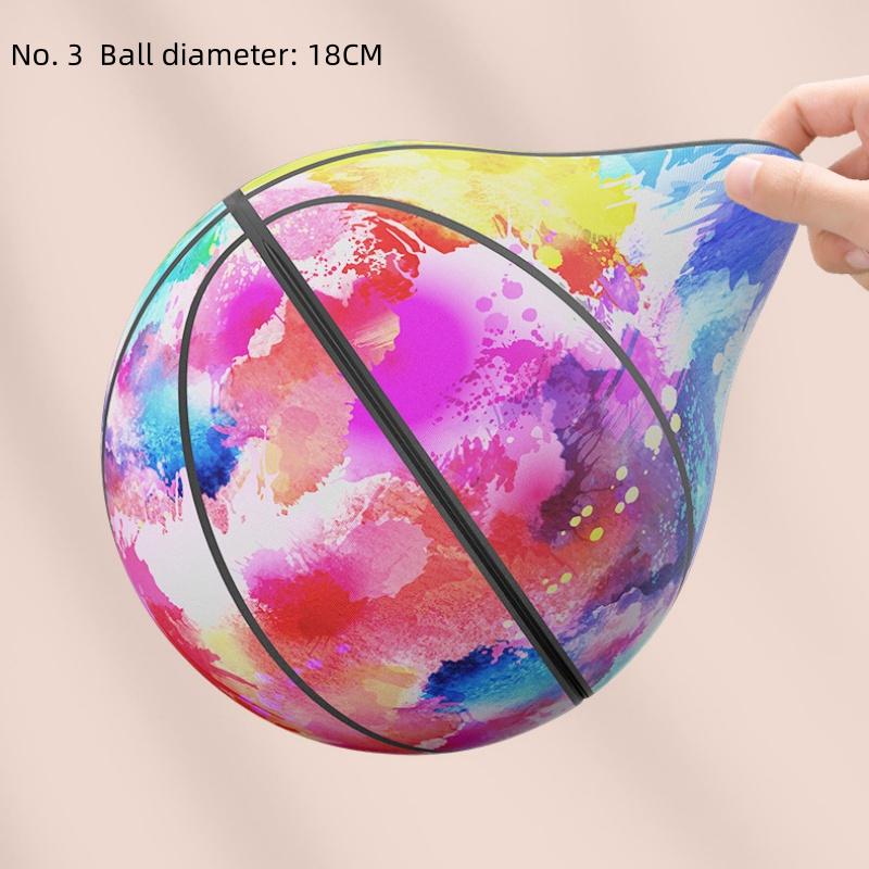 

Sponge Noiseless Kids Basketball Soft Squeezable Sensory Ball For Indoor Outdoor Play Motor Skills Training Toy Fitness