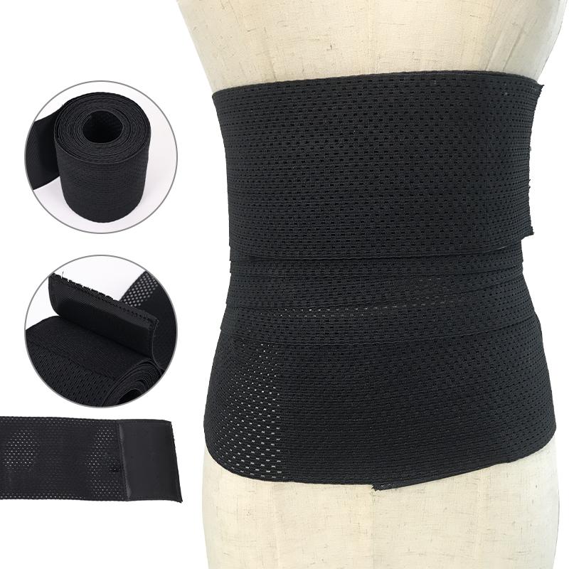 Custom Logo Flat Tummy Wrap Band 4 Meter Elastic Band Bandage Invisible Slimming Waist Trainer Body Wrap Shaper for Women