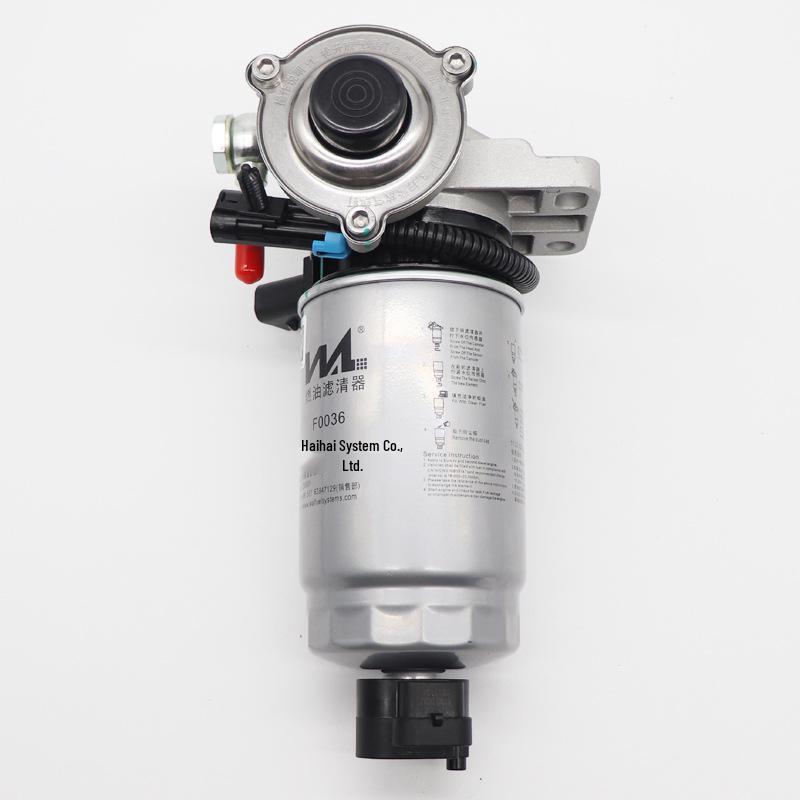 Jiangling Yusheng S350 Dieselfilter & Olje-vattenseparator med Handpump
