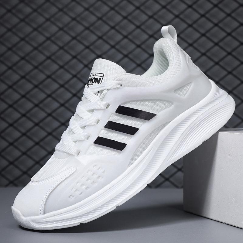 

Холодные липкие мужские туфли весна новая легкая сетчатая повседневная спортивная обувь студенческая толстая подошва дышащая универсальная обувь для бега 44