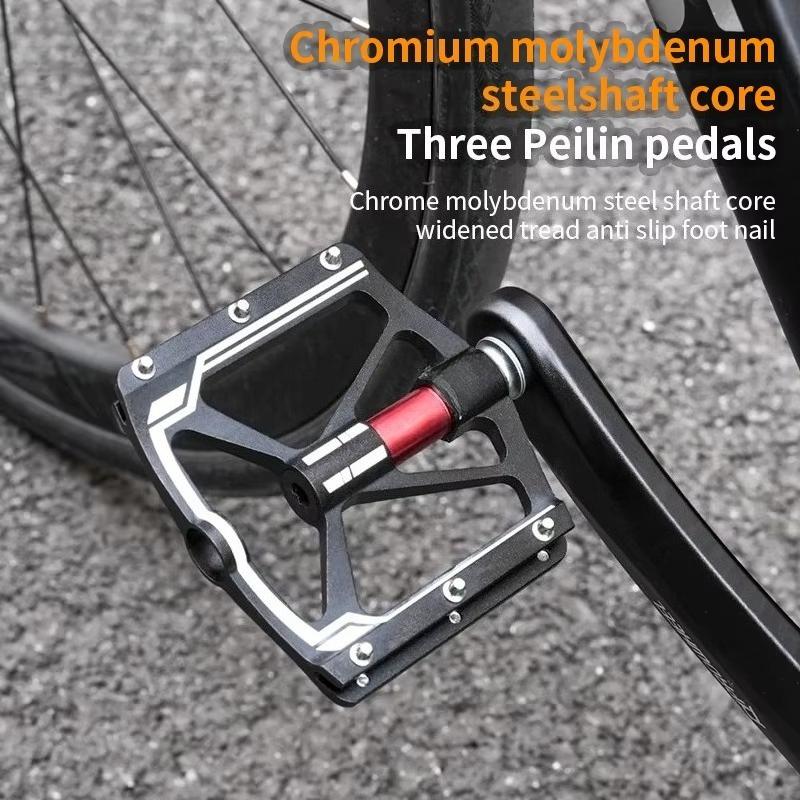 Aluminum Alloy 3 Bearing Bicycle Pedals Widen Anti-slip Cycling Road/MTB Bike Pedals