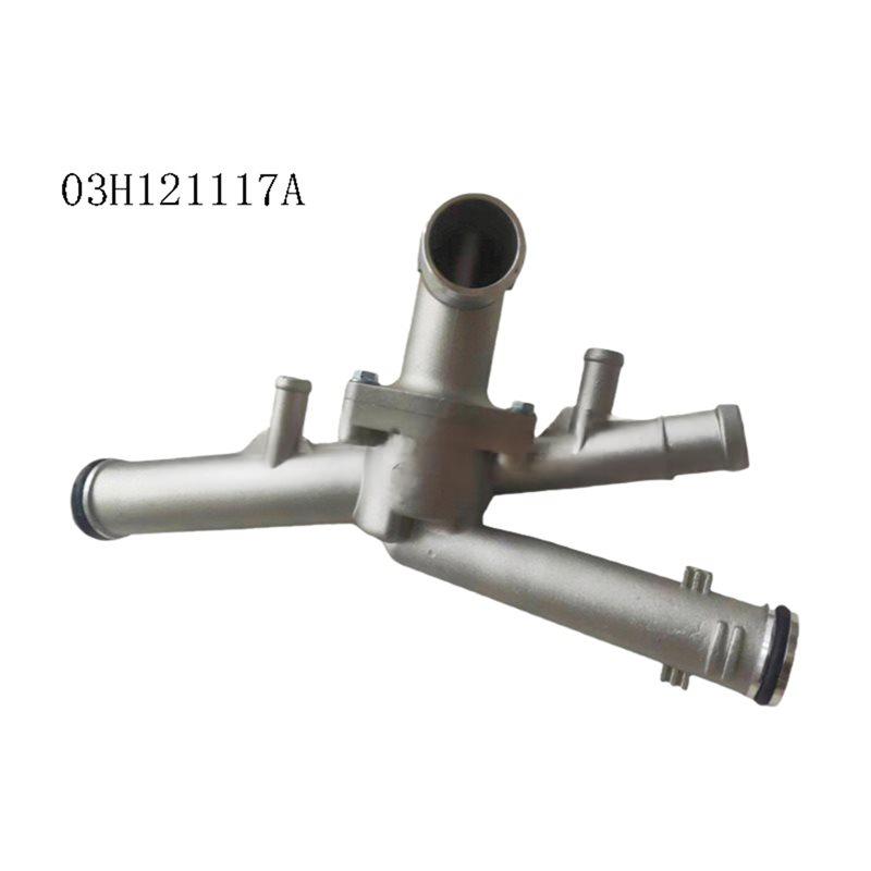 Engine Coolant Thermostat Assembly 03H121117A For VW Passat CC Touareg Phaeton Eos Q7 Skoda Superb Cayenne-T48C
