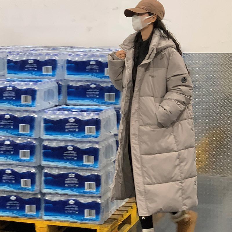 Thickened bread clothes, down cotton-padded clothes, women's loose medium and long winter coats, and new cotton-padded jackets.