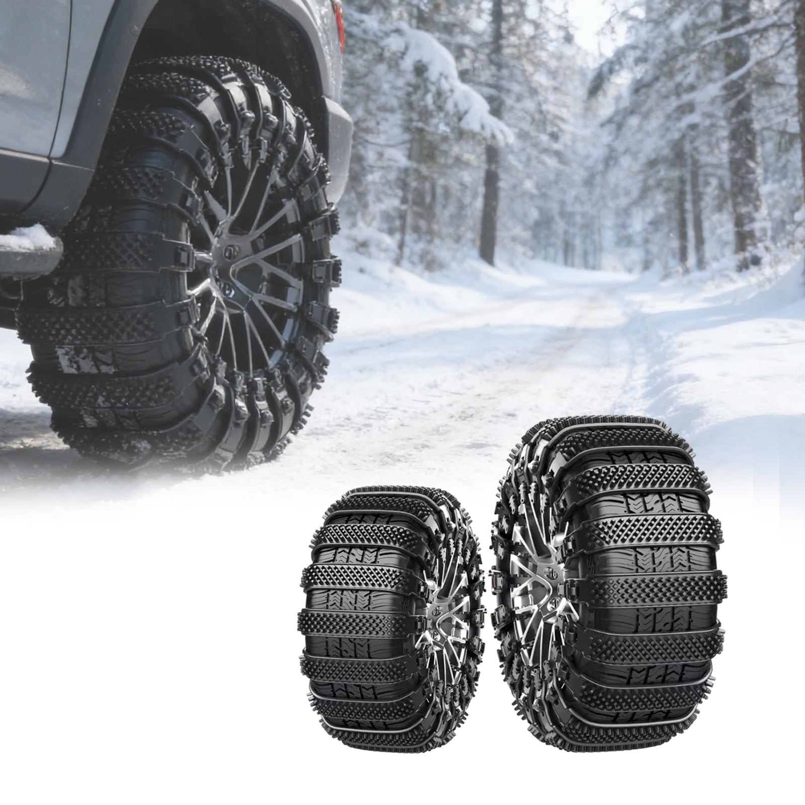 Tire chain, non-metallic, suitable for Honda Freed 2nd generation GB5 10 чёрный