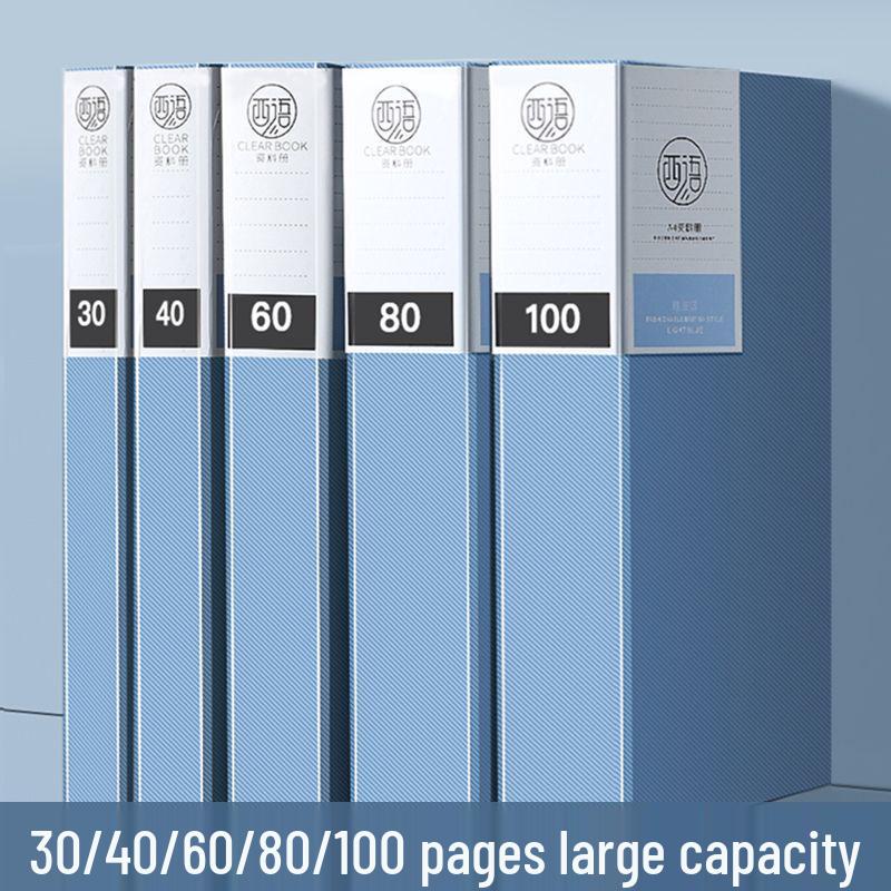 A4 Multi-layer Transparent Storage Folder for Test Papers, Music Scores, and Documents