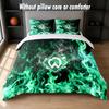 Werder Bremen Football Design Bed Bedding Set 1 Duvet Cover + 2 Pillowcases Soft Breathable Household Bed Linens