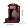 Shrine Buddha Altar with Pull Board Home Temple Year Buddhist Niche Display Stand Tabletop