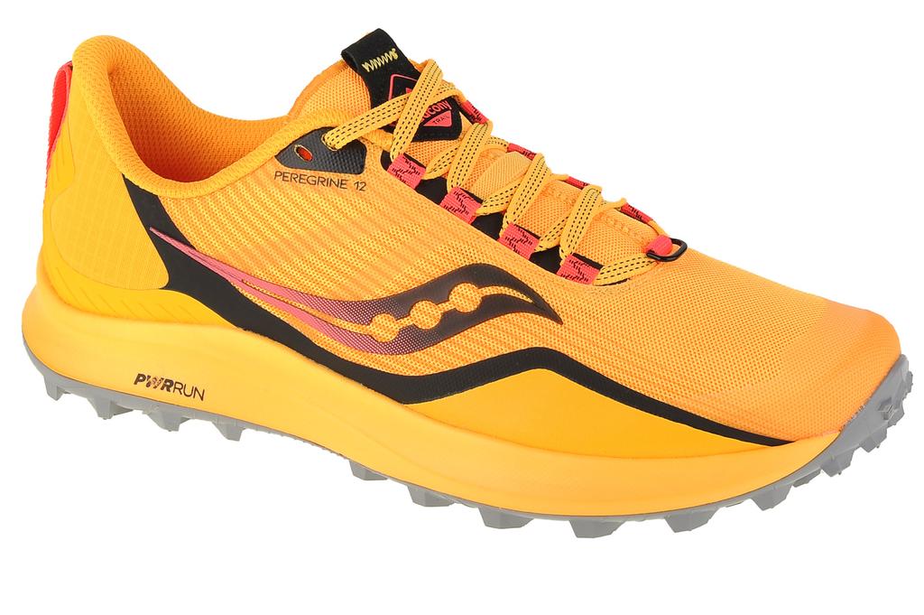 Saucony Peregrine 12, Mens yellow Running shoes