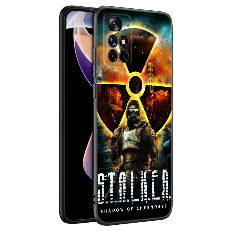 Silikonový kryt na telefon Game Stalker Clear Sky Black pro Xiaomi Redmi Note 10 11 11S 12 13 4G 8 9 11T Pro 5G Plus 8T 9S 10S 12S