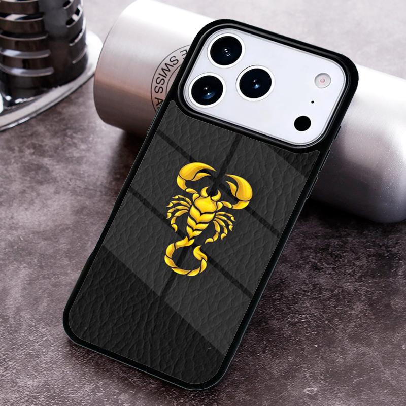 Scorpio Scorpion animal Phone Case For iPhone 17,16e,15,14,13,12,11,Mini,Pro,MAX soft Silicone Cover