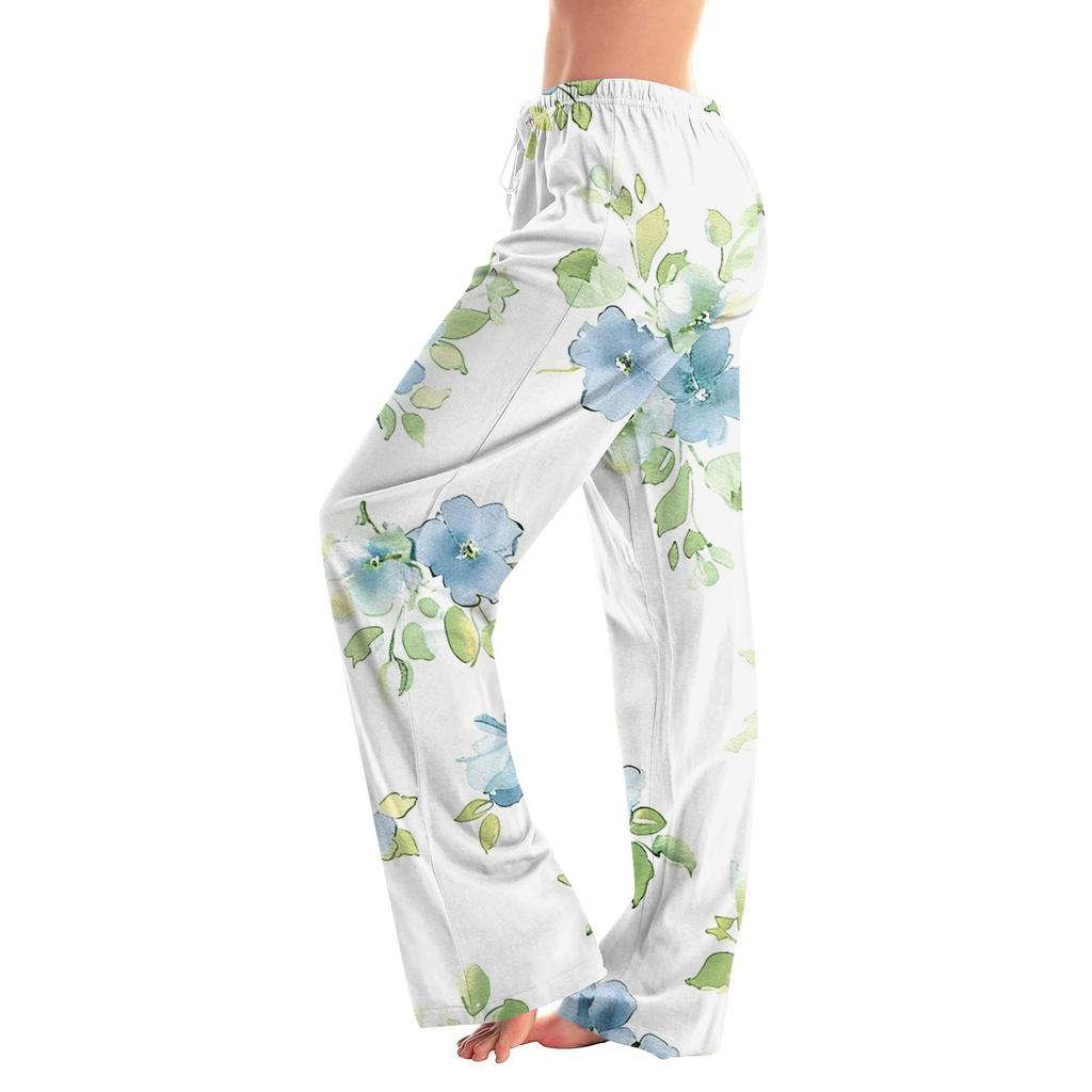 Women's Fashion Loose Casual Floral Printed Casual Pants