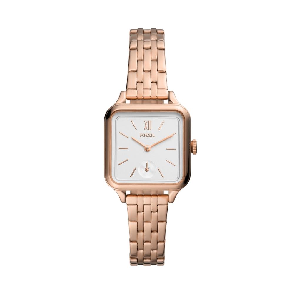 

Fossil Women s Colleen Three Hand Rose Gold Tone Stainless Steel Watch rose gold