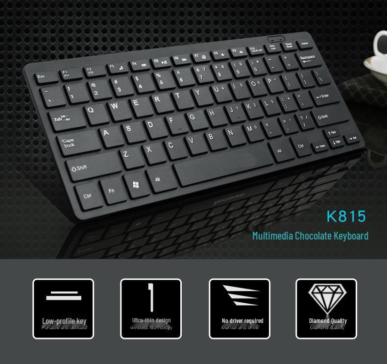 Wired Mini USB Chocolate Keyboard with Silent Keys and LOGO