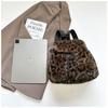 Leopard Print Plush Backpack - Women's Versatile Winter Bag