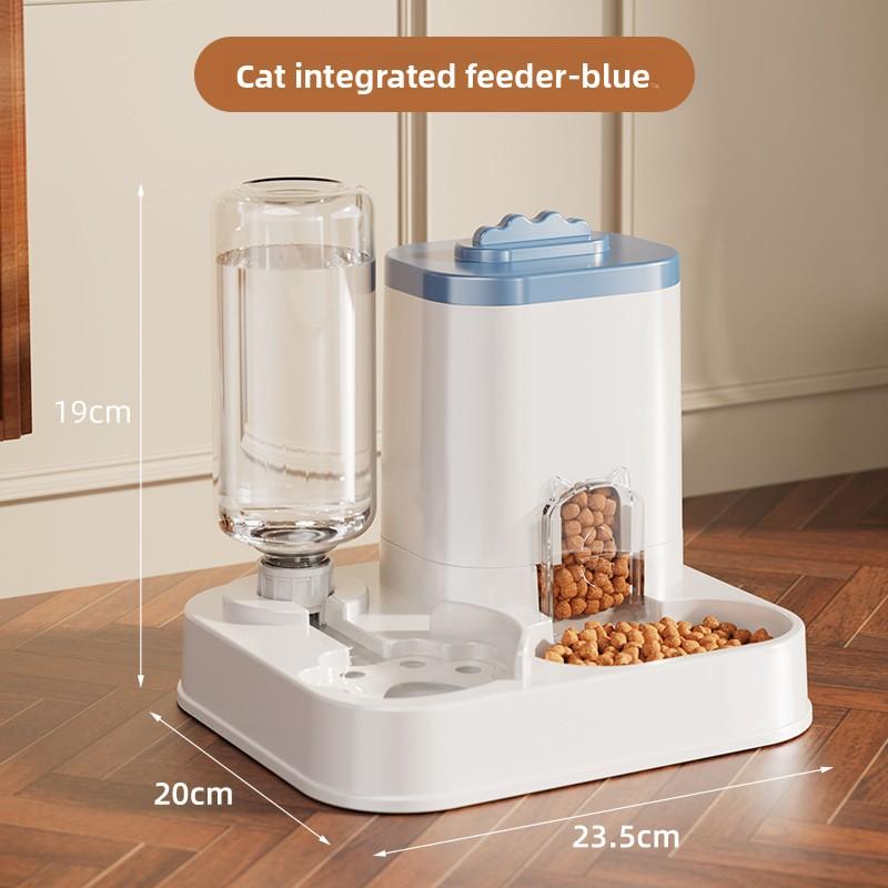 Automatic Pet Feeder Double Bowl for Cats and Dogs with Automatic Water and Food Refill