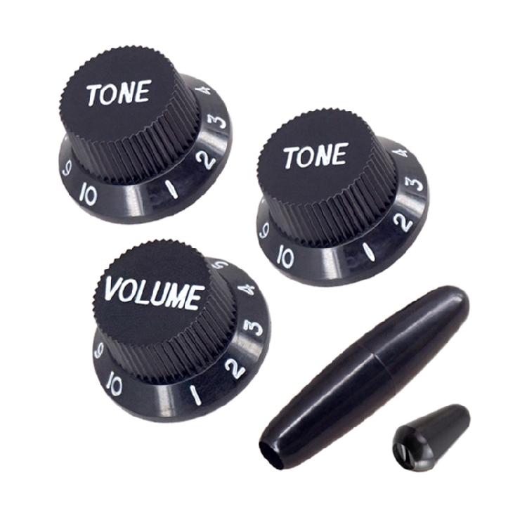 Guitar Knobs Guitar Replacement Part Guitar Accessories Plastic Texture for Electric Guitar Volumes and Tone Replacement