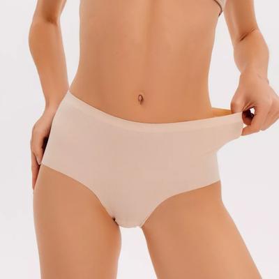 Women High Waist Seamless Ice Silk High Elastic Quick Dry Ladies Underwear