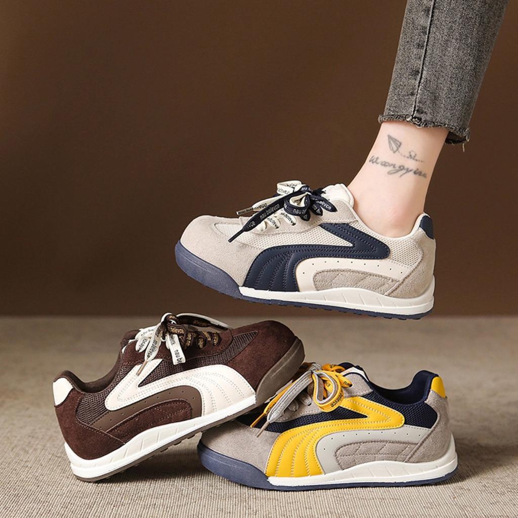 Popular Forrest Gump Shoes Women's 2025 Autumn New Versatile Platform Bread Super Fire Leisure Sports Moral Training Women's Shoes