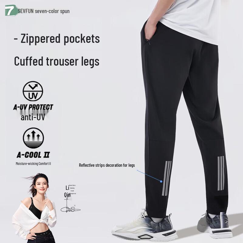 

Men s Summer Quick-Dry Ice Silk Athletic & Casual Pants 3XL