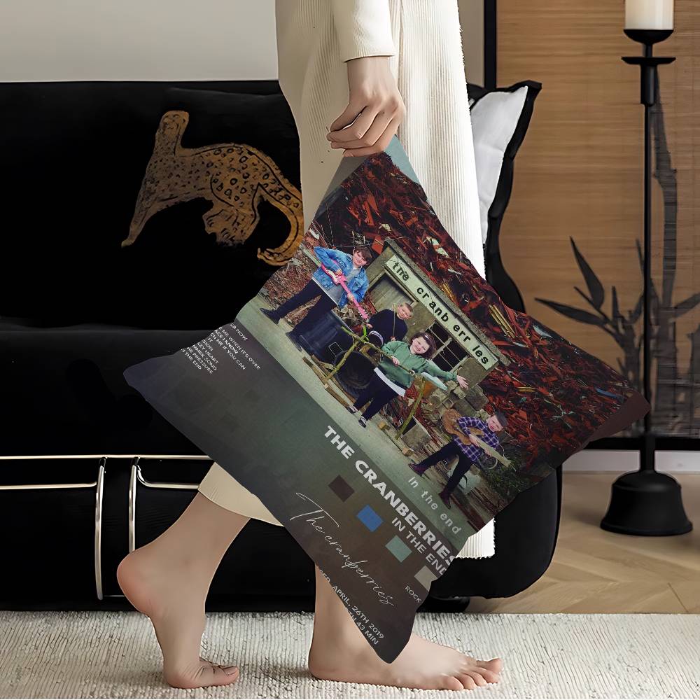 Poszewka na poduszkę z motywem zespołu The Cranberries Personalizowana poszewka na poduszkę do pokoju dziecięcego Dekoracja na dziką imprezę Poszewka na poduszkę Prezent na urodziny dziecka Baby Shower