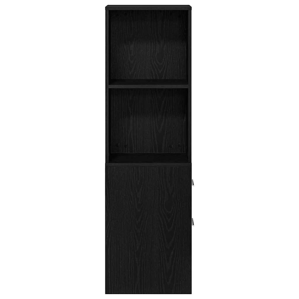 Bathroom Furniture Set Black Oak Look 22 x 41 x 135 cm