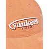 Unisex Vintage Damaged Curve Logo Unstructured Ball Cap 3ACPV106N-50ORN