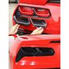 For Chevrolet Corvette C7 2014-2019 ABS Black Car Rear Tail Light Rear fog lamps Blackout Cover Trim Sticker Car Accessories