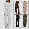 2025 Retro Corduroy Women's Harem Pants - European & American Spring/Autumn Style