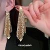 Silver needle triangle sequined irregular earrings personalized exaggerated design metal stud earrings earrings fashion commuter earrings