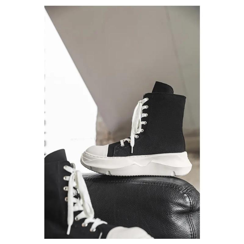 Zewnętrzne antypoślizgowe i odporne na zużycie buty robocze Modne i codzienne botki na grubej podeszwie Wysokiej jakości męskie zamszowe buty trekkingowe