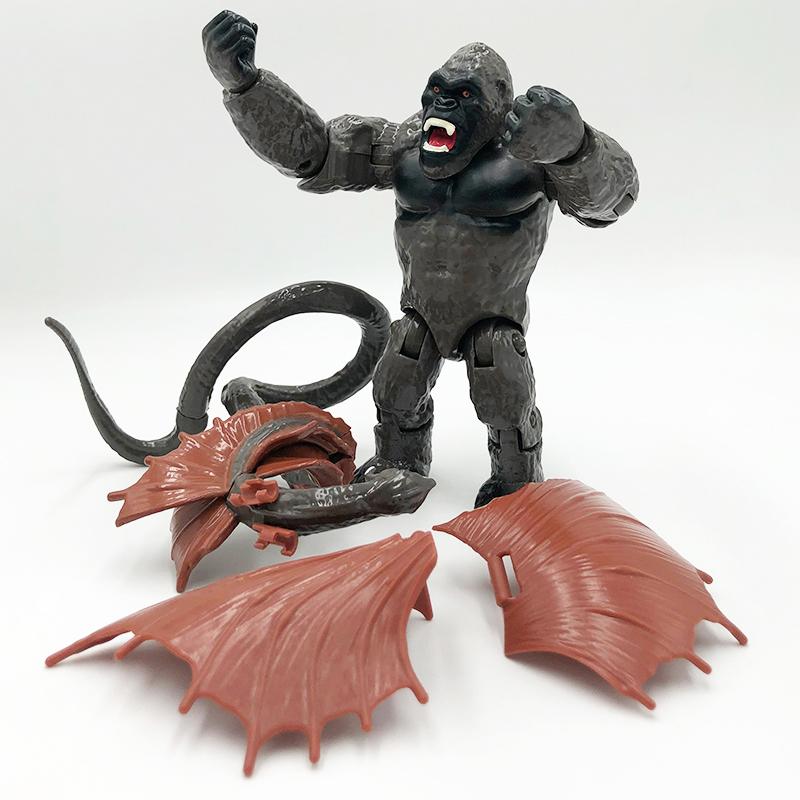 Movie Skull Island Warbat Skullcrawler Movable Model Toy Monster King Kong Vs Godzilla Toys PVC Children’s Gifts KingKong 16CM