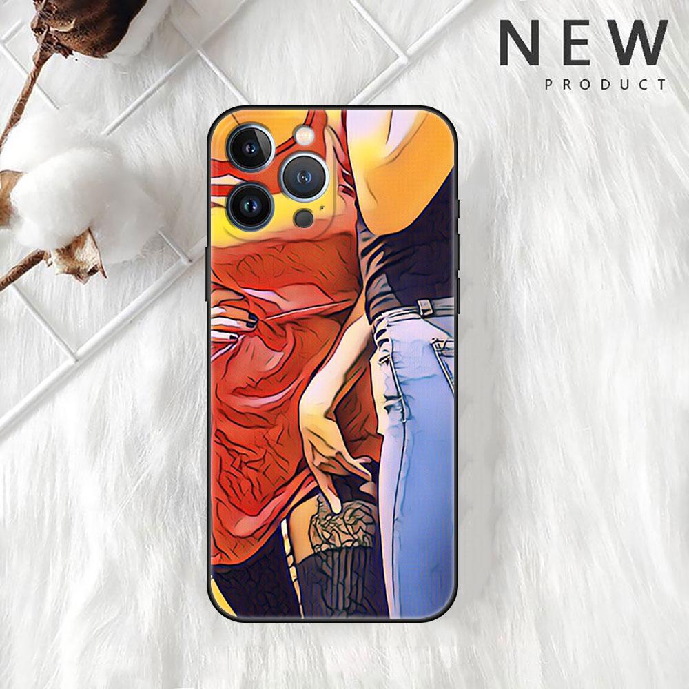 Husă sexy pentru fete cu tatuaj pentru Apple iPhone 14 Pro Max 13 11 12 Mini SE 7 8 Plus X XS 6 6S Husă din silicon pentru telefon Moale TPU