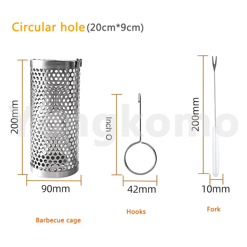 Churrasqueira dobrável portátil, fogões de aquecimento, grelha de acampamento multifuncional, rede de grelha, fogão a lenha, grelha de aço inoxidável