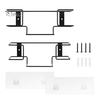 Glove Holder Metal Box with Screws Wall Mounted Anti-slip Tissue Dispenser Organizer Healthcare Food Service Dentist Disposable Stoarge Rack