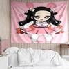 Demon Slayer Nezuko2 Tapestry for Bedroom Aesthetic Classroom Tapestries Wall Hanging for Living Room Dorm Office,Ideal Creative Gift