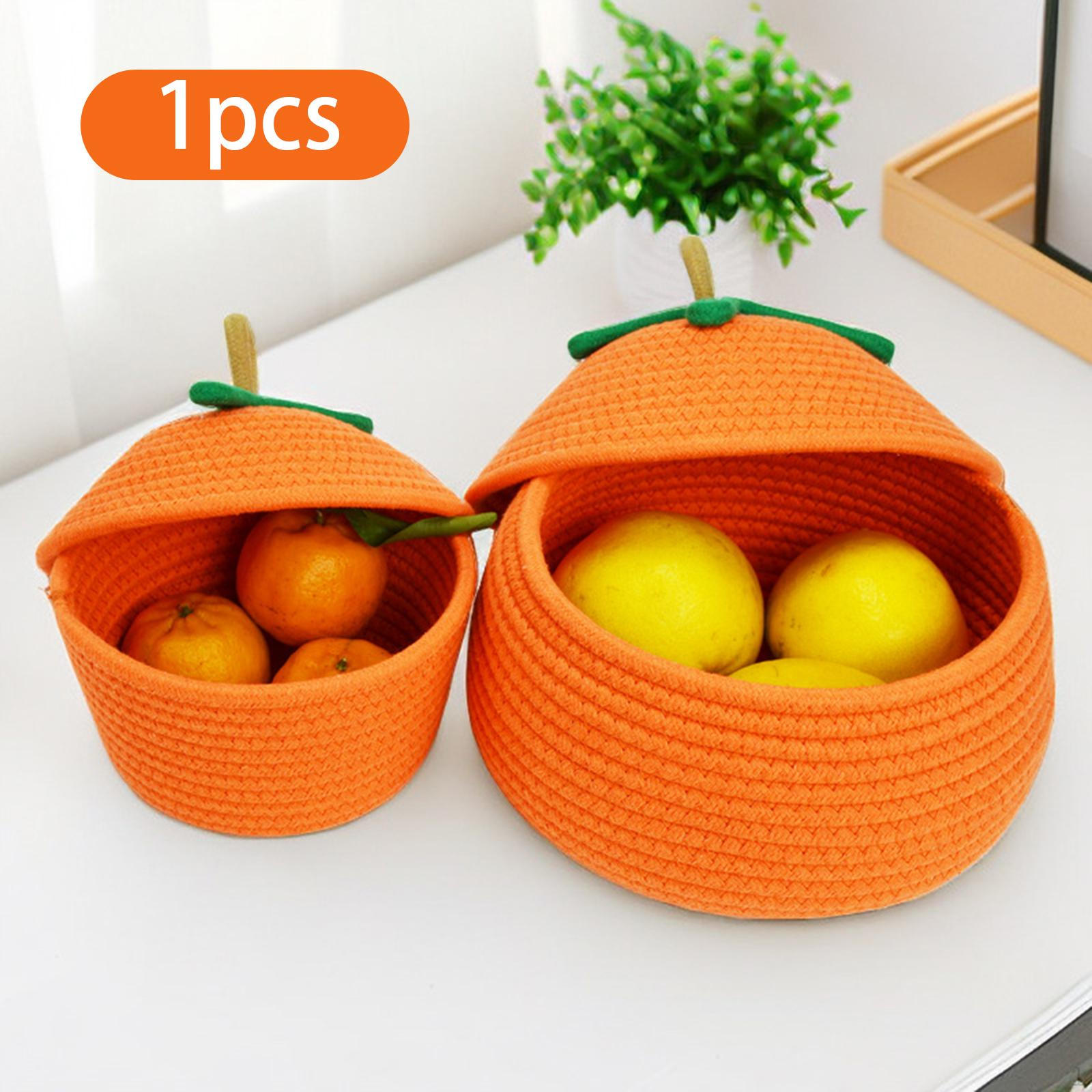 

Basket Storage Organizer Modern Funny Gift Creative Sundries Container Fruit for Home Kitchen 13cmx13cmx13cm
