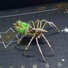 Kit de Modelo de Aranha Mecânica DIY Metal Puzzles 3D Insetos Cyberpunk Montagem Criativa Artesanal Puzzles de Metal