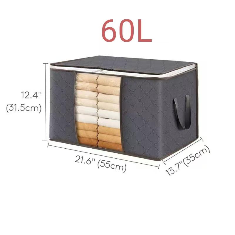 Quilt Storage Bag: Non-Woven Organizer for Clothes, Moving, and Luggage.