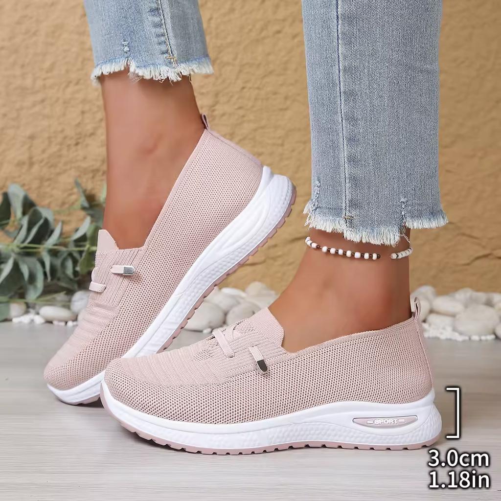 Women's Spring Outdoor Casual Single Shoes for Middle-aged and Elderly, Large Size, Breathable and Comfortable, Mother's Shoes