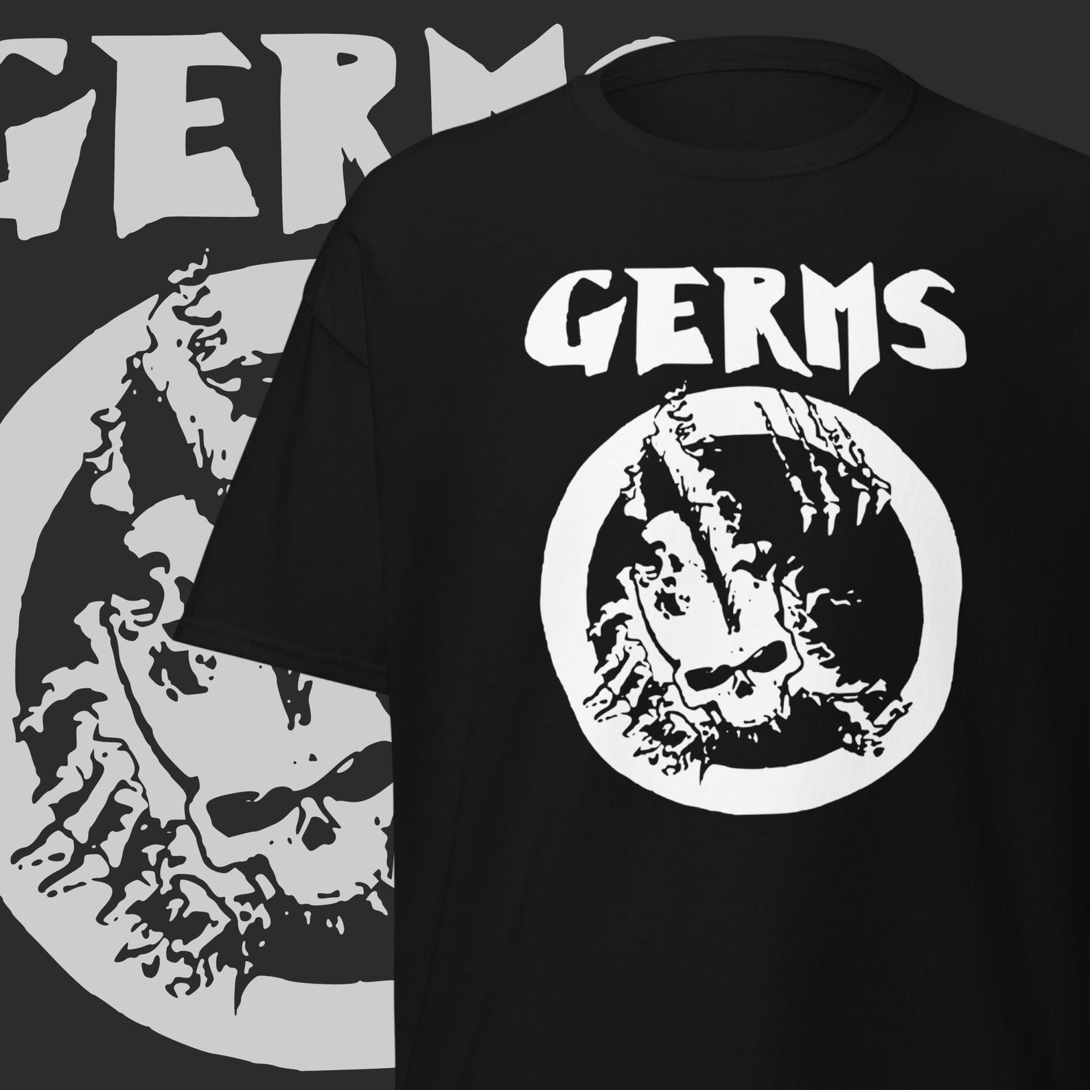 The Germs Band T-Shirt Vintage Punk Rock Merch XL