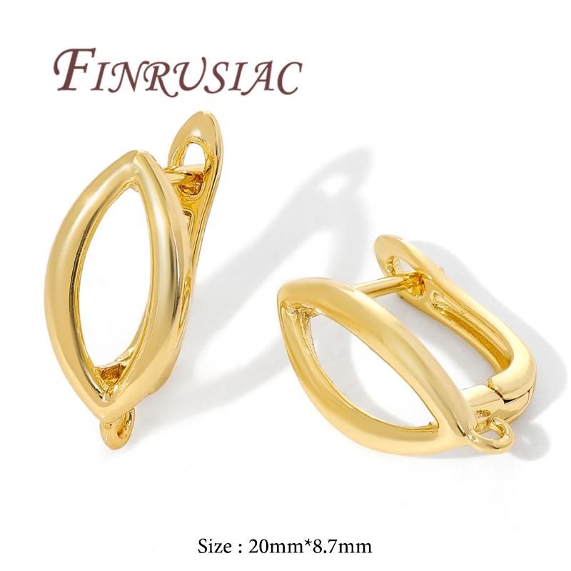 18K Gold Plated Earring Accessories,Earwire Fasteners Fittings,Earring Fixtures,DIY Jewelry Making Supplies,French Earring Hooks